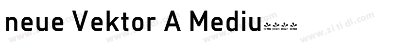 neue Vektor A Mediu字体转换